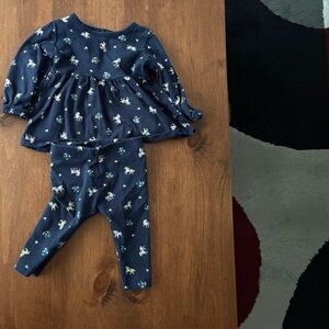 🩷6 for $20 George Navy Blue Kids Set with Floral Design